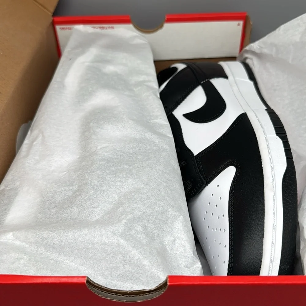Nike Dunk Low Retro White Black Panda Shoes‎ DO1391-100 Men's Sz 11